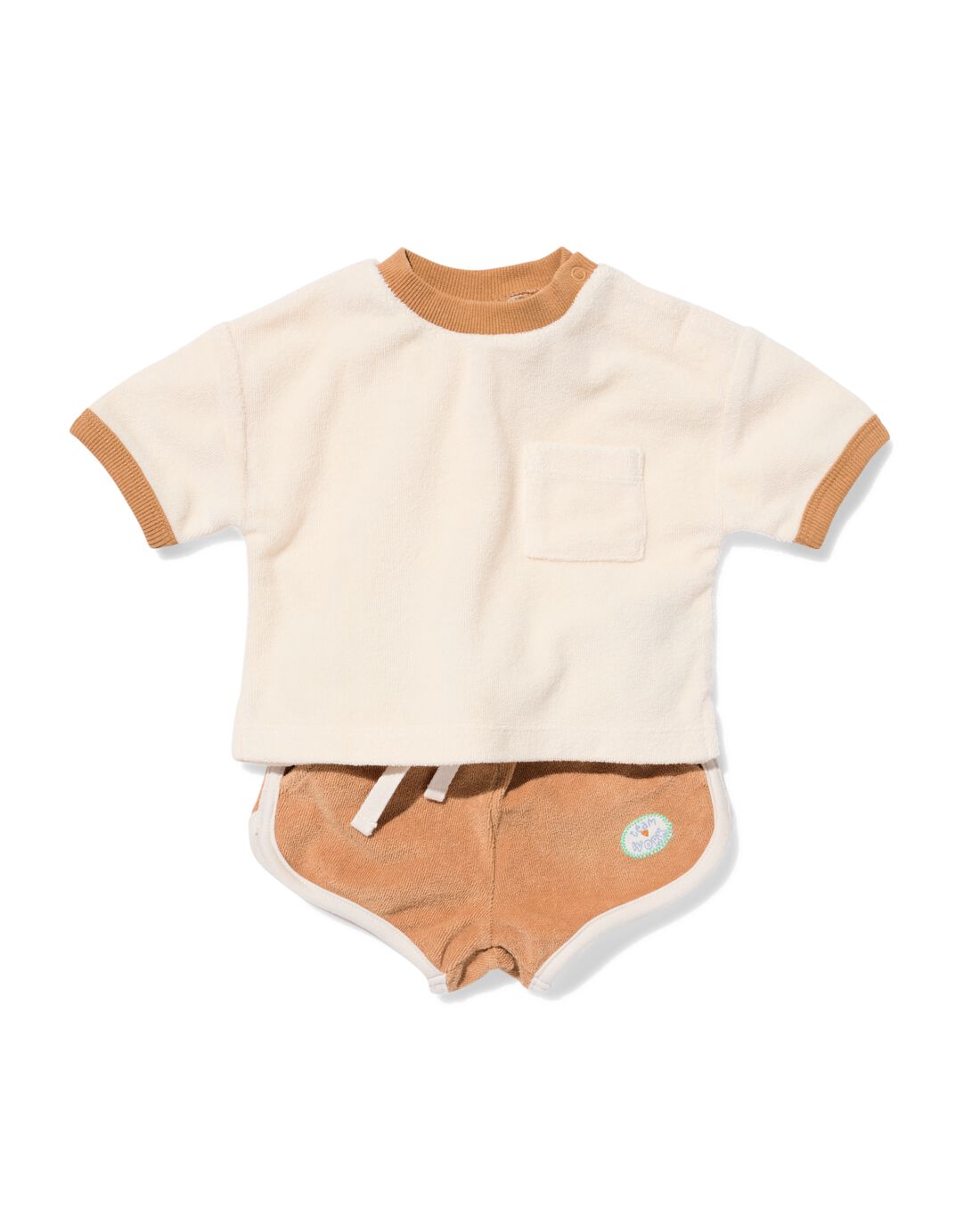 HEMA Newborn kledingset badstof bruin (bruin) | HEMA
