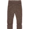 HEMA Newborn legging merinowol donkerbruin (donkerbruin) | HEMA