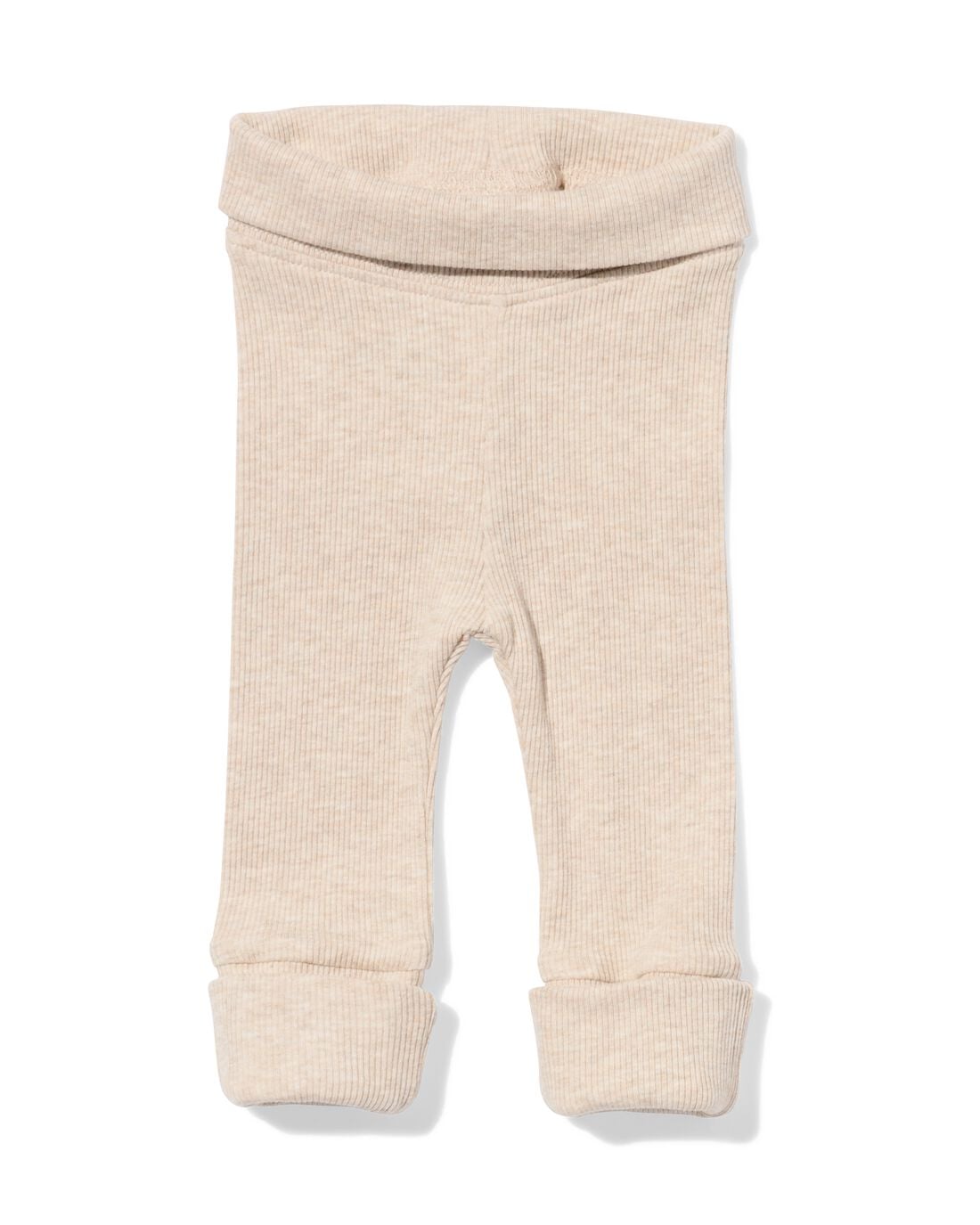 HEMA Newborn meegroei legging LENZING™ ECOVERO™ rib zand (zand) | HEMA