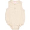 Newborn romper mousseline ecru