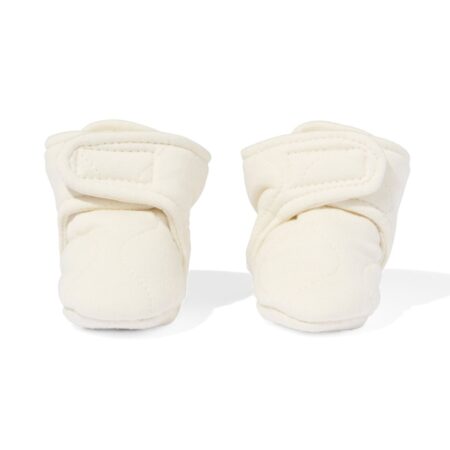 HEMA Newborn sloffen gewatteerd beige (beige) | HEMA