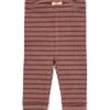 HEMA Newbornlegging aansluitend rib strepen bruin (bruin) | HEMA