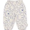 Nijntje babybroek comfy fit sweatstof ecru