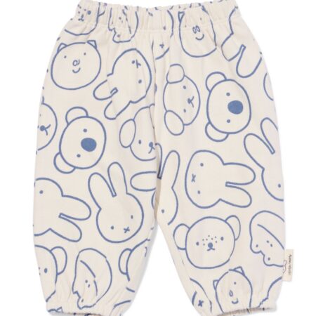 Nijntje babybroek comfy fit sweatstof ecru