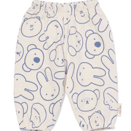 HEMA Nijntje babybroek comfy fit sweatstof ecru (ecru) | HEMA