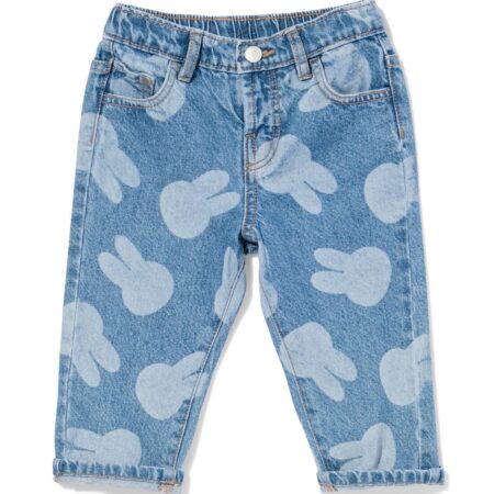 HEMA Nijntje babyjeans comfort fit middenblauw (middenblauw) | HEMA