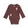 HEMA Nijntje babyromper meegroei rib bruin (bruin) | HEMA