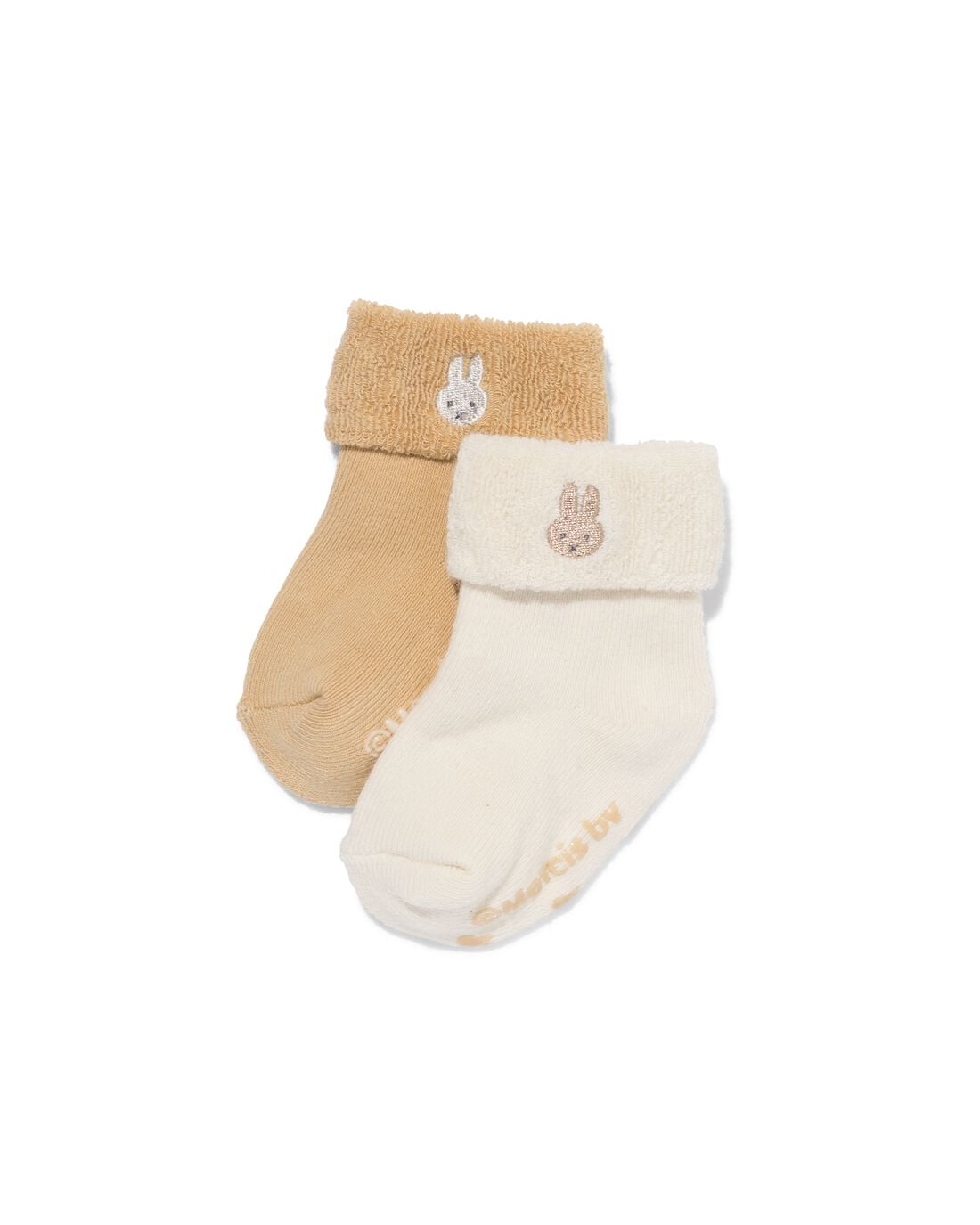 HEMA Nijntje babysokken terry - 2 stuks zand (zand) | HEMA
