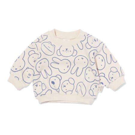 HEMA Nijntje babytrui sweatstof ecru (ecru) | HEMA