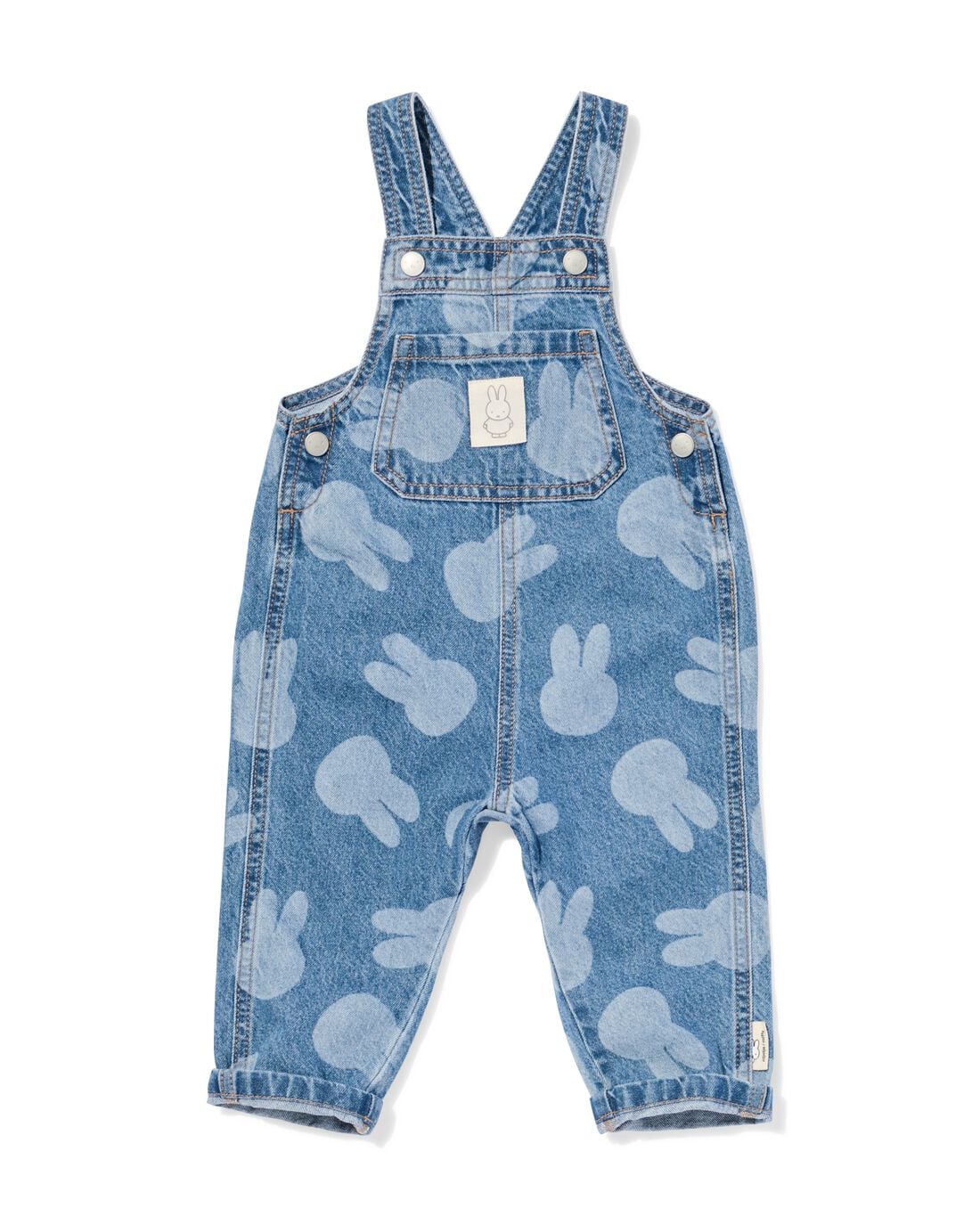 HEMA Nijntje babytuinbroek middenblauw (middenblauw) | HEMA