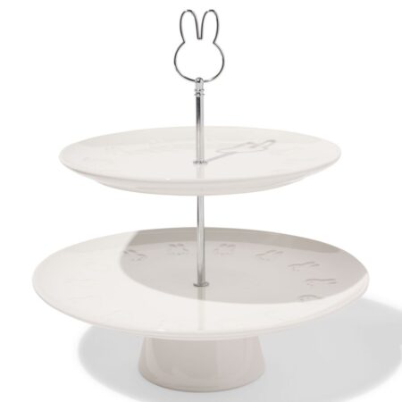 Nijntje etagere Ø28.5cm keramiek wit