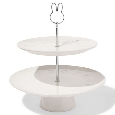 HEMA Nijntje etagere Ø28.5cm keramiek wit | HEMA