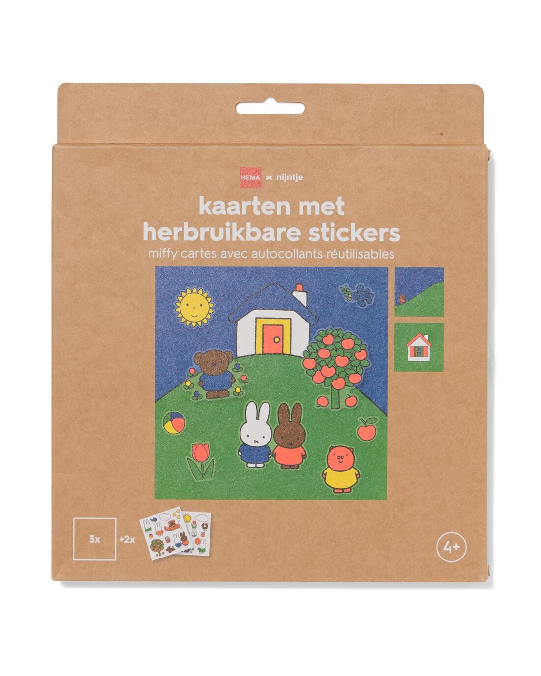 HEMA Nijntje kaarten met stickers - 2 stuks | HEMA