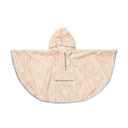 Nijntje kinder regenponcho waterdicht creme