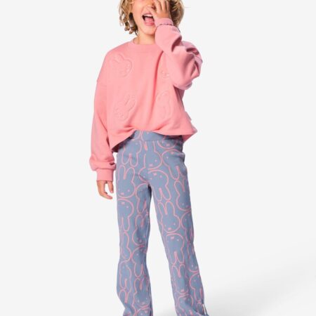 HEMA Nijntje kinderkledingset regular fit rib roze (roze) | HEMA