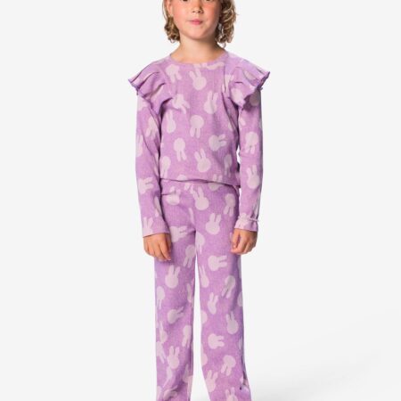 HEMA Nijntje kinderkledingset rib lichtpaars (lichtpaars) | HEMA