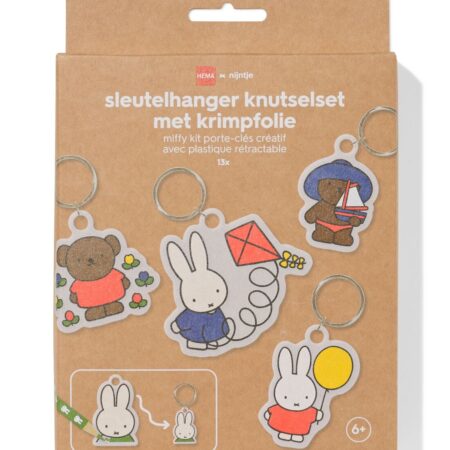 HEMA Nijntje krimpfolie sleutelhangerset | HEMA