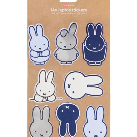 Nijntje laptopstickers pvc - 14 stuks