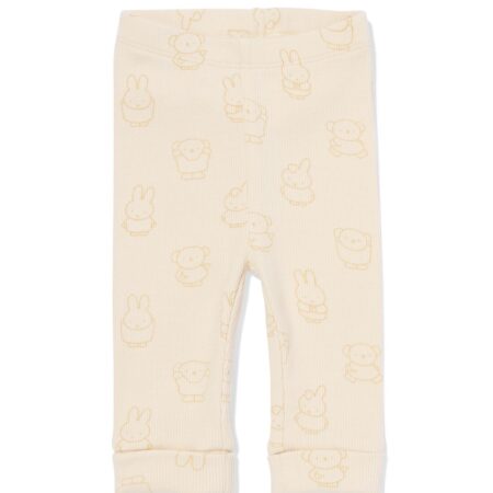 Nijntje newborn meegroeilegging rib ecru