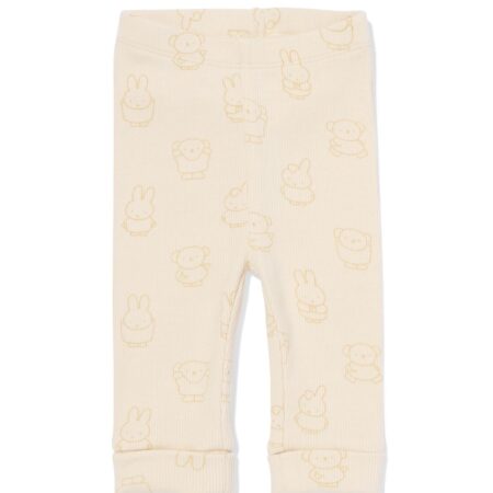 HEMA Nijntje newborn meegroeilegging rib ecru (ecru) | HEMA