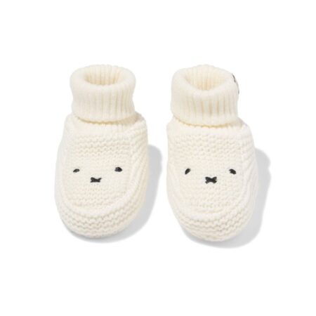HEMA Nijntje newborn sloffen gebreid wit (wit) | HEMA