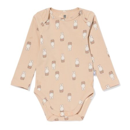 HEMA Nijntje romper katoen met stretch beige (beige) | HEMA