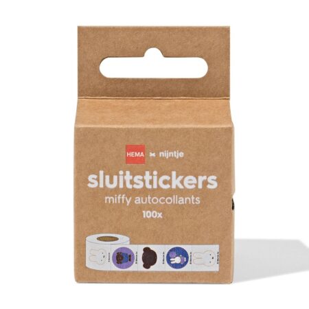 HEMA Nijntje sluitstickers 5x7.5cm - 100 stuks | HEMA