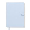 HEMA Notitieboek 12.8x17.8 PU gelinieerd blauw | HEMA