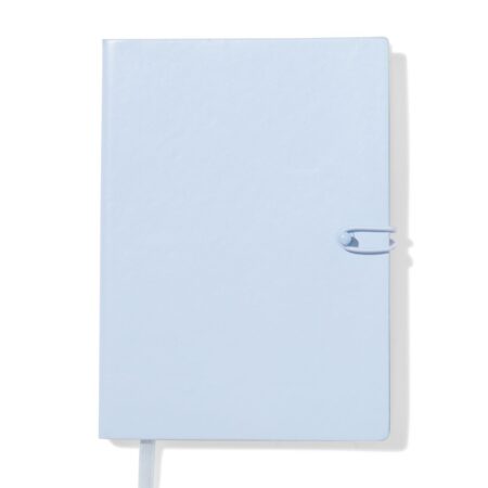 HEMA Notitieboek 12.8x17.8 PU gelinieerd blauw | HEMA
