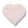 HEMA Notitieboek 15.5x15.5x2cm gelinieerd fluffy hart (beige) | HEMA