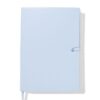 HEMA Notitieboek A5 PU gelinieerd blauw | HEMA