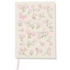 HEMA Notitieboek A5 gelinieerd canvas bloem (multicolor) | HEMA