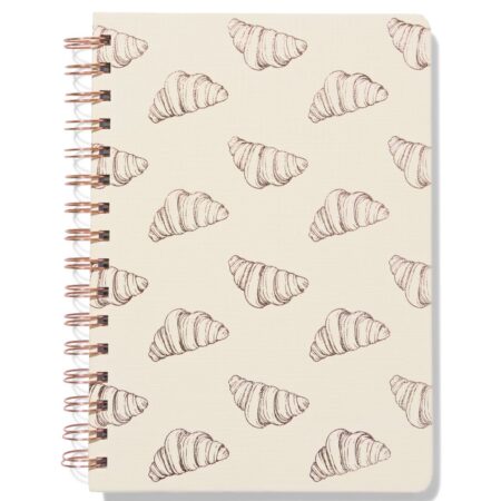 HEMA Notitieboek A5 gelinieerd croissant (gebroken wit) | HEMA