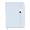 HEMA Notitieboek A5 gelinieerd fluffy onigiri (lichtblauw) | HEMA