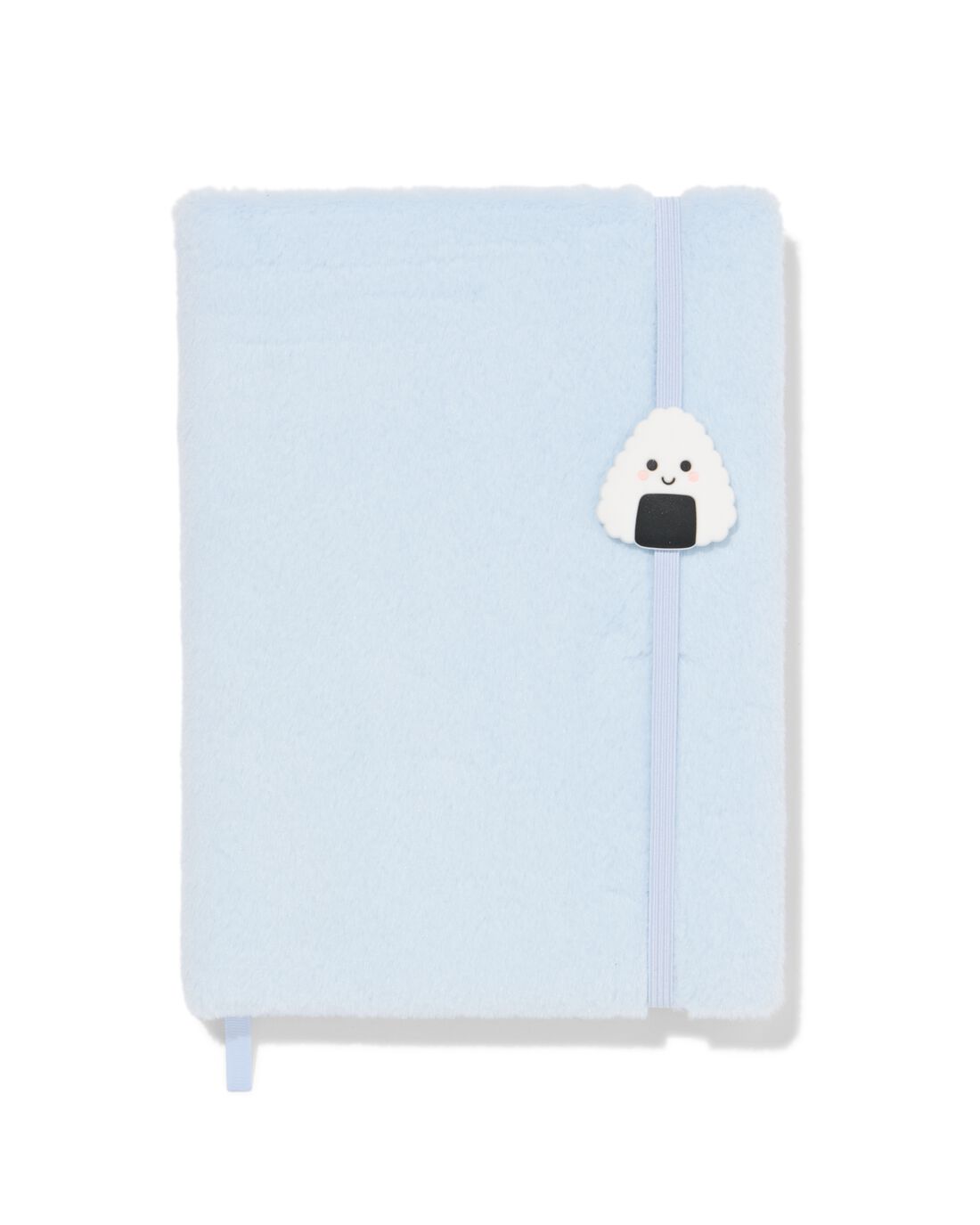 HEMA Notitieboek A5 gelinieerd fluffy onigiri (lichtblauw) | HEMA