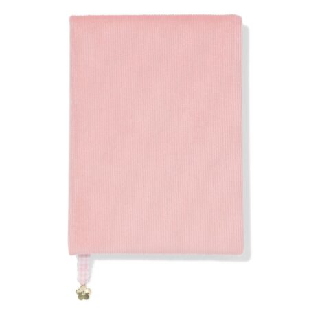 HEMA Notitieboek A5 gelinieerd rib roze (roze) | HEMA