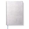 HEMA Notitieboek A5 gelinieerd ribbel (zilver) | HEMA