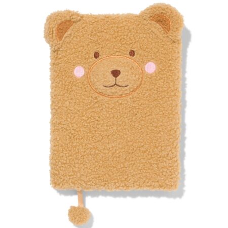 HEMA Notitieboek A5 gelinieerd teddy beer (beige) | HEMA