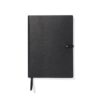 HEMA Notitieboek gelinieerd PU zwart 12.9x17.8 | HEMA