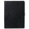 HEMA Notitieboek gelinieerd PU zwart 18.5x25.5 | HEMA