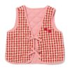 HEMA Omkeerbaar babygilet ruiten rood (rood) | HEMA