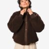 HEMA Omkeerbare damesjas Race teddy bruin (bruin) | HEMA
