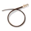 Omkeerbare damesriem 1.4cm bruin-beige bruin
