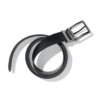 HEMA Omkeerbare mannenriem 3.5cm zwart (zwart) | HEMA