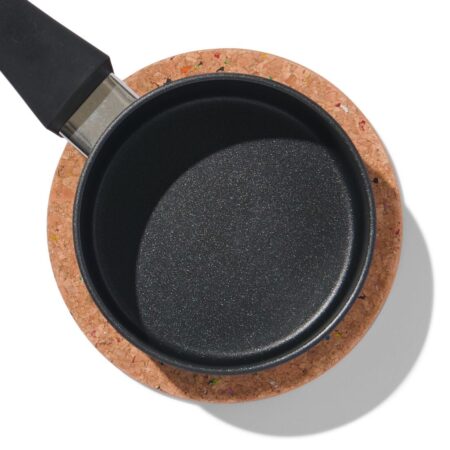 HEMA Onderzetter theepot Ø 18 cm kurk recycled terrazzo (multicolor) | HEMA