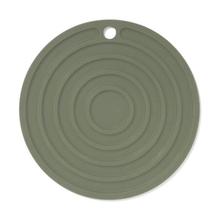 HEMA Onderzetter ⌀19cm siliconen groen (groen) | HEMA