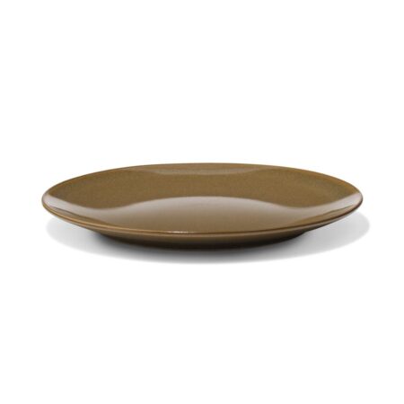 HEMA Ontbijtbord Ø20.5cm Monaco aardewerk donkerbruin (donkerbruin) | HEMA