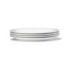 HEMA Ontbijtbord Ø21cm Alledag porselein wit - 4 stuks (wit) | HEMA