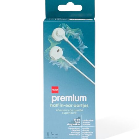 HEMA Oortjes half in-ear premium mint | HEMA