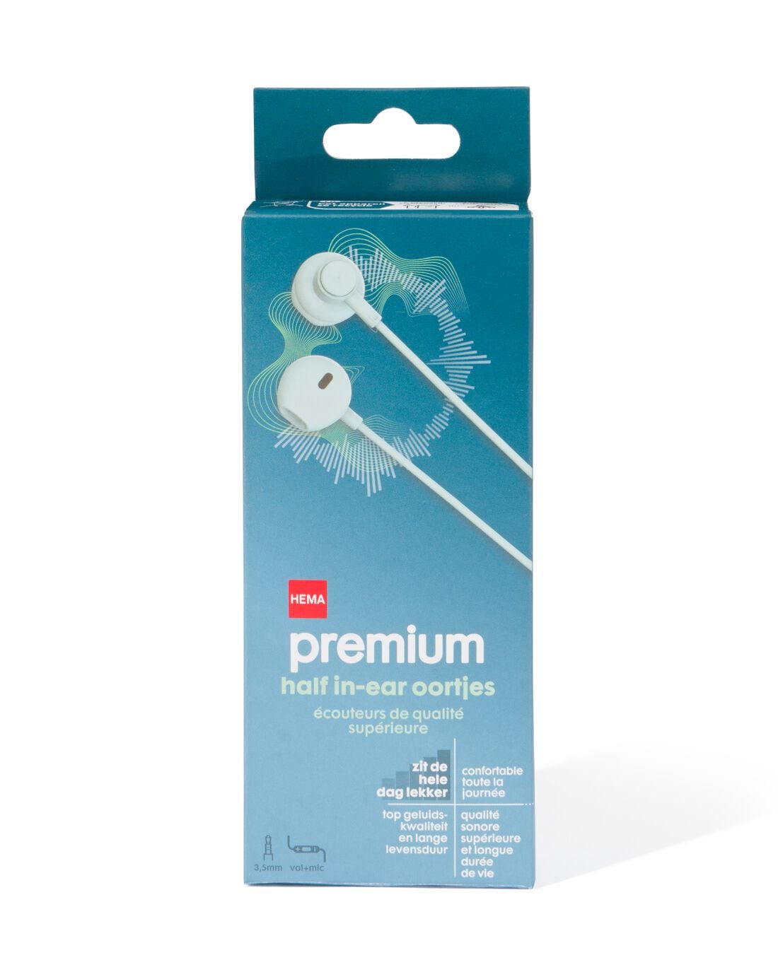 HEMA Oortjes half in-ear premium mint | HEMA